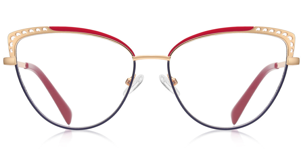 Sofia – Pattern-Red Glasses