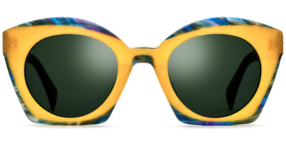 Sequim – Pattern-Yellow Sunglasses