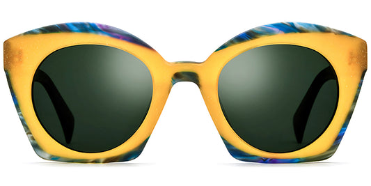 Sequim – Pattern-Yellow Sunglasses