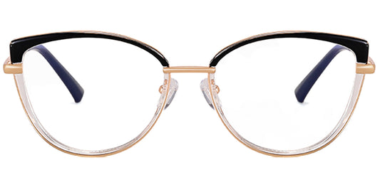 Chania – Pattern-Black Glasses