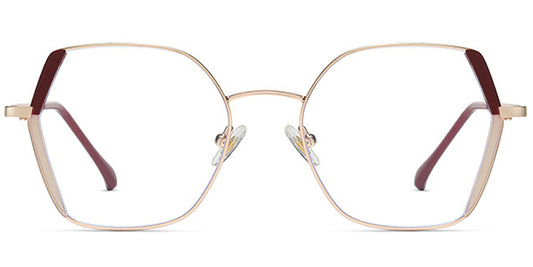 Geneva – Pattern-Red Glasses