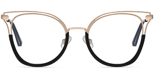 Sedona – Black-Gold Glasses