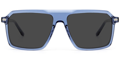 Avarua – Translucent-Blue Sunglasses