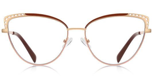Sofia – Pattern-Brown Glasses