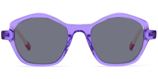 Lisse – Translucent-Purple Sunglasses