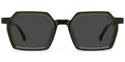 Berkeley – Translucent-Green Sunglasses