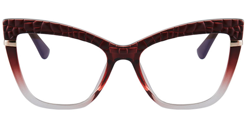 Zaria – Translucent-Red Glasses