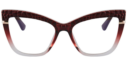 Zaria – Translucent-Red Glasses
