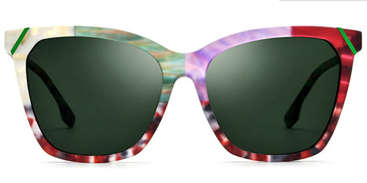 Tena – Pattern-Purple Sunglasses