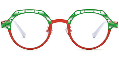 Topeka – Pattern-Green Glasses