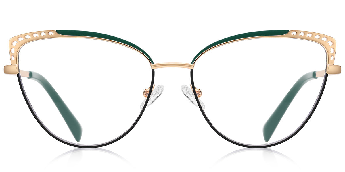 Sofia – Pattern-Green Glasses