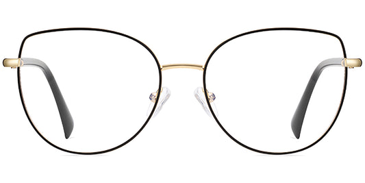 Madison – Black-Gold Glasses