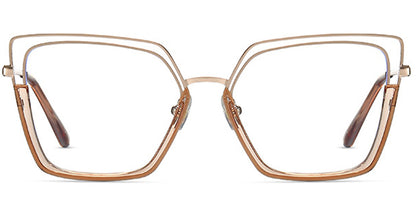 Esteli – Translucent-Brown Glasses