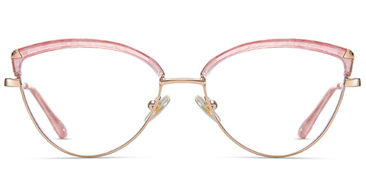 Olympia – Pattern-Pink Glasses