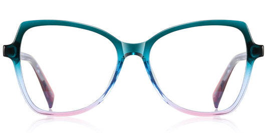 Evora – Gradient Green Glasses