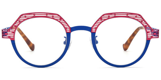 Topeka – Pattern-Pink Glasses
