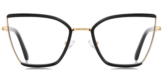 Verona – Black-Gold Glasses