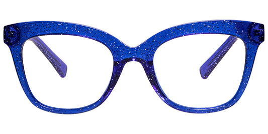 Minca – Glitter-Blue Glasses