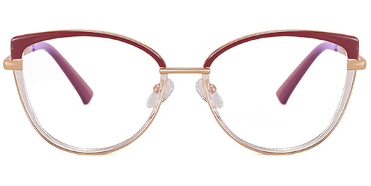 Chania – Pattern-Brown Glasses