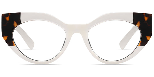 Asmara – Pattern-White Glasses