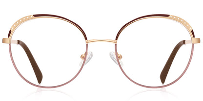 Rosario – Pattern-Brown Glasses
