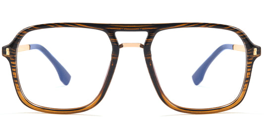 Kailua – Pattern-Brown Glasses