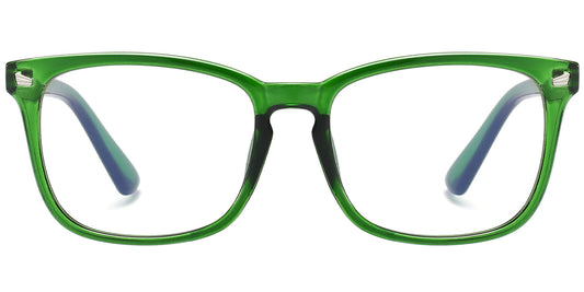 Lagos – Translucent-Green Glasses