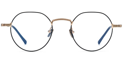 Cambridge – Black-Gold Glasses