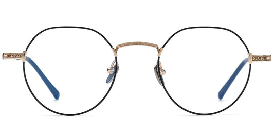 Cambridge – Black-Gold Glasses