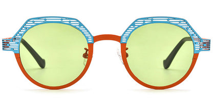 Topeka – Pattern-Blue Sunglasses