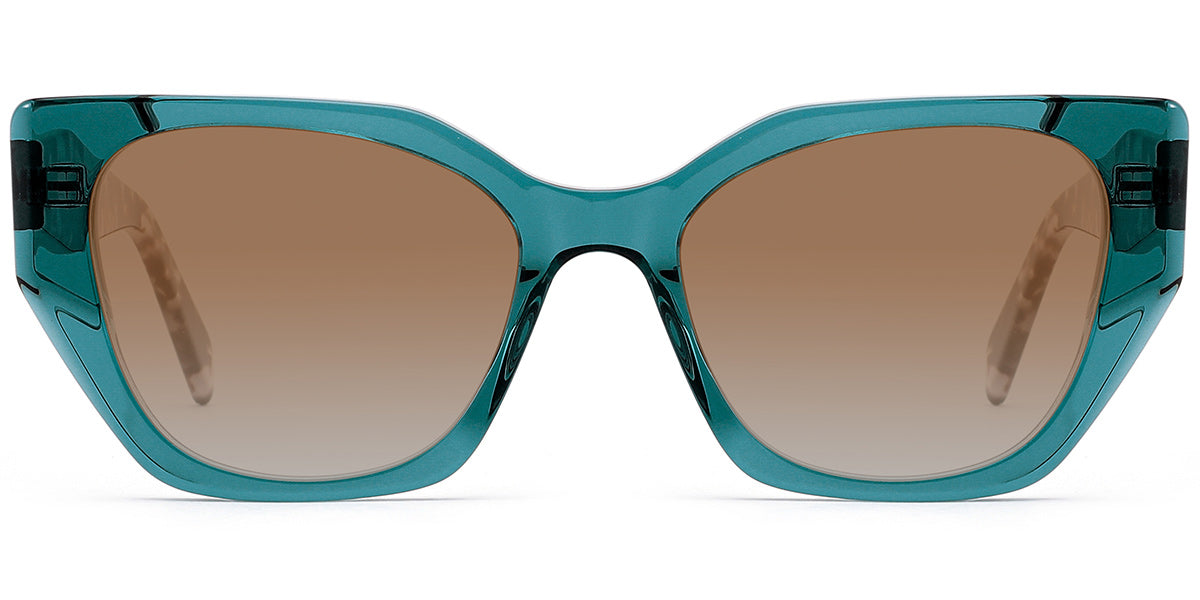 Amalfi – Translucent-Green Sunglasses