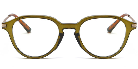 Berlin – Translucent-Green Glasses