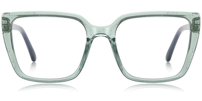 Fira – Translucent-Green Glasses