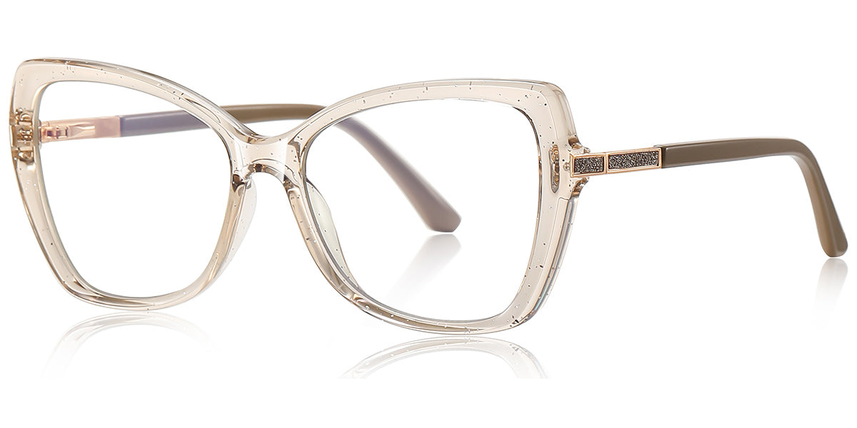 Fira – Glitter-Brown Glasses