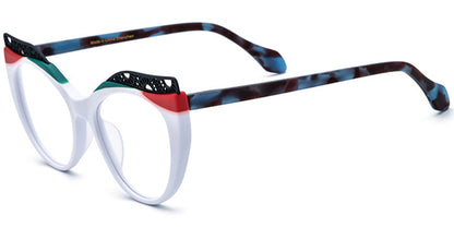 Destin – Pattern-White Glasses
