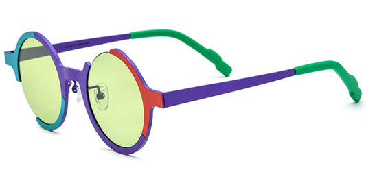 Tokyo – Pattern-Purple Sunglasses