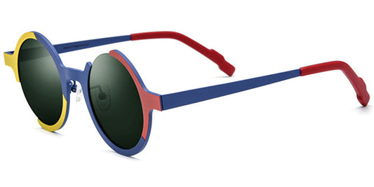 Tokyo – Pattern-Blue Sunglasses