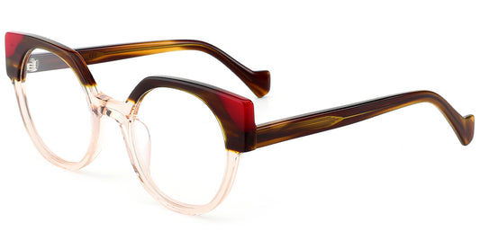 Minsk – Pattern-Brown Glasses