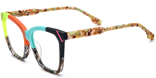 Tena – Pattern-Orange Glasses