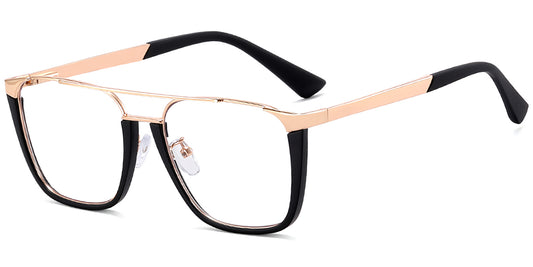 Karachi – Black-Gold Glasses