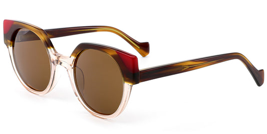 Minsk – Pattern-Brown Sunglasses