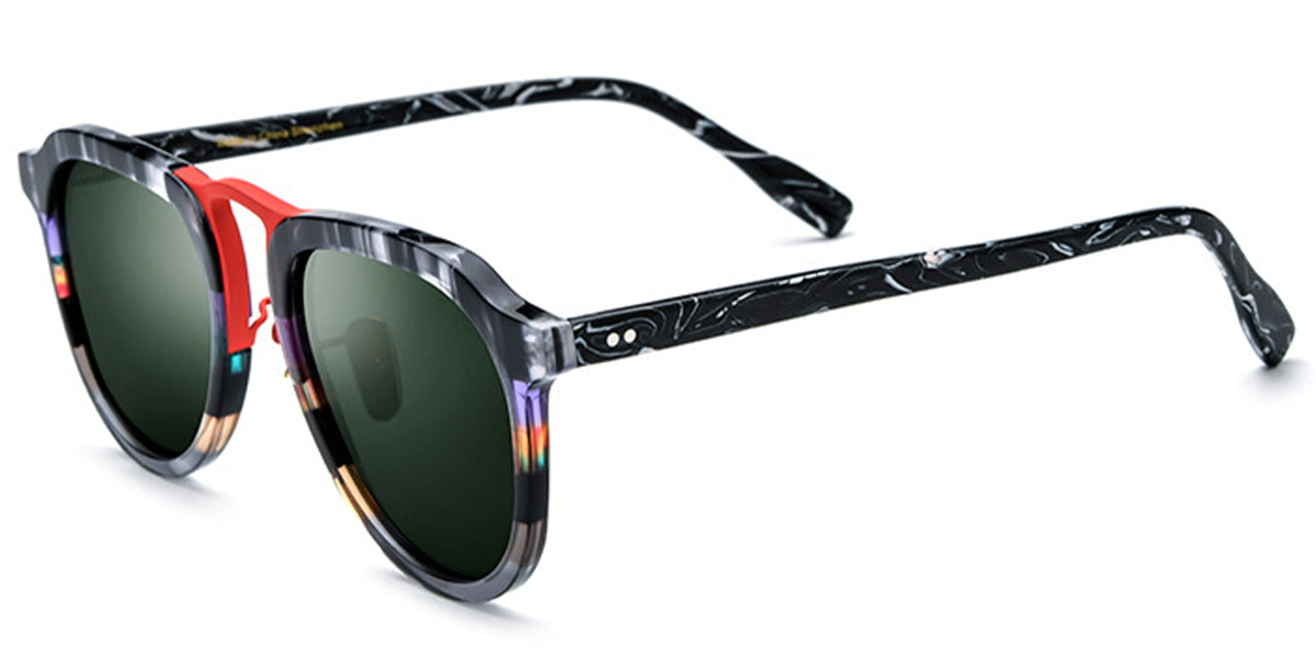 Kazan – Pattern-Red Sunglasses