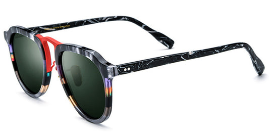 Kazan – Pattern-Red Sunglasses