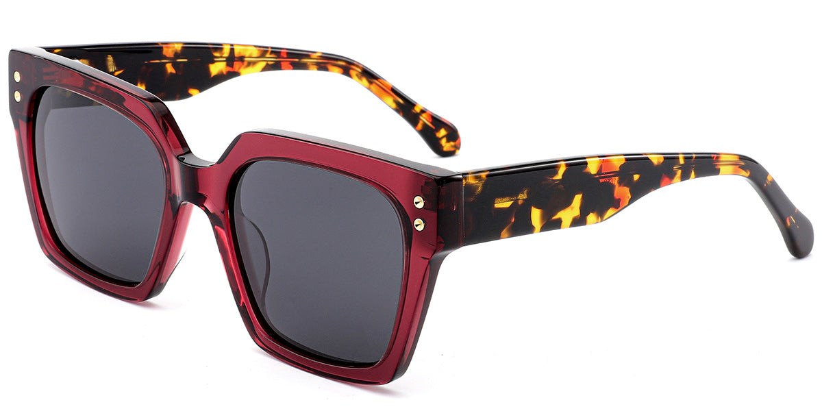 Visby – Translucent-Red Sunglasses