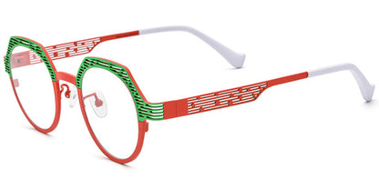 Topeka – Pattern-Green Glasses