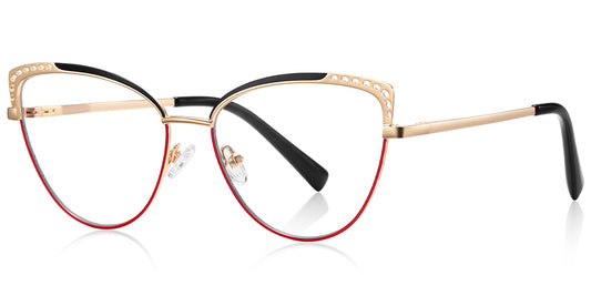 Sofia – Pattern-Black Glasses