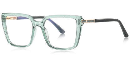 Fira – Translucent-Green Glasses