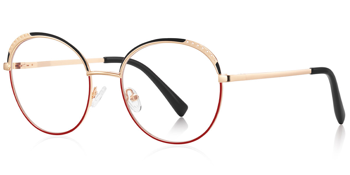 Rosario – Pattern-Black Glasses