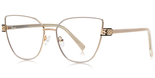 Petra – Beige Glasses