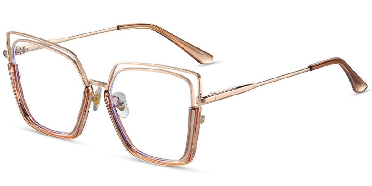 Esteli – Translucent-Brown Glasses